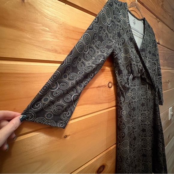 Prana dress size small with greens, turquoise and white color design. - Picture 4 of 10